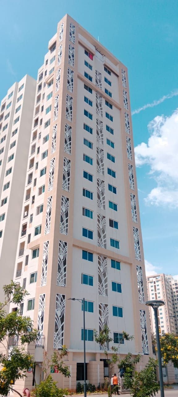 The towers against the sky — Shriram Greenfield, Bidarahalli, Bangalore, Karnataka