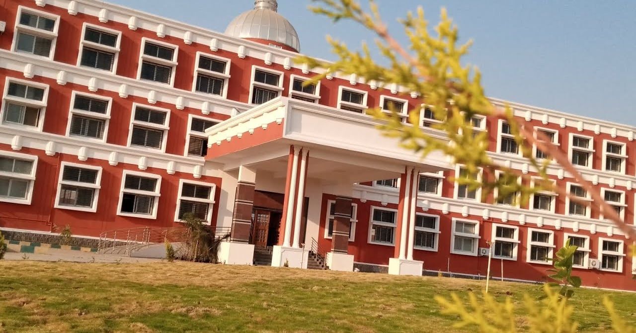 The building from the air — Veterinary College, Athani, Karnataka